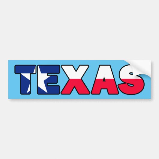 Texas Bumpersticker (Voorkant)