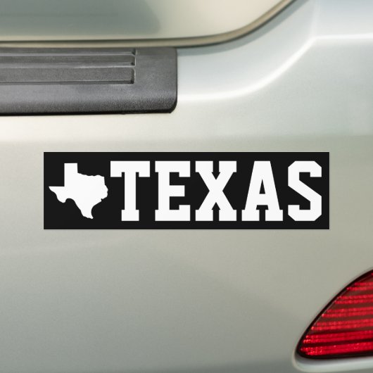 TEXAS BUMPERSTICKER (Op auto)