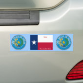 Texas Bumpersticker (Op auto)