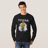 Texas Cactus Retro Land T-shirt (Voorkant volledig)