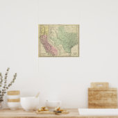 Texas, California Poster (Keuken)