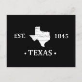 Texas carte blanc l'état étoile seule (Devant)