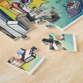 Texas Cartoon Map Legpuzzel (Zijkant)