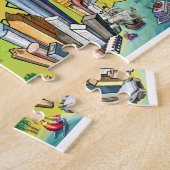 Texas Cartoon Map Legpuzzel (Zijkant)