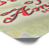 Texas Cartoon Map Poster (Hoek)