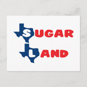 Texas Cities Sugar Land Briefkaart