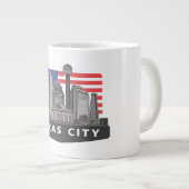 Texas City Skyline Mug Design (Devant droit)