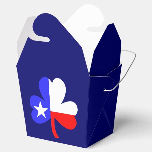 Texas Clover Favor Box Bedankdoosjes (Geopend)