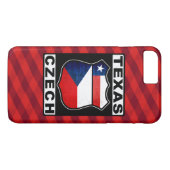 Texas coque iphone tchèque-américain (Dos (Horizontal))