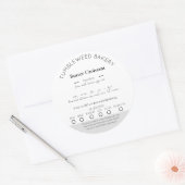 Texas Cottage Food Law Stickers (Envelop)