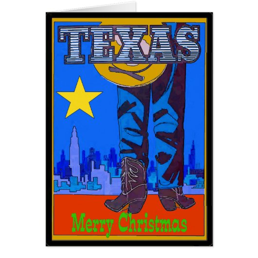 Texas Cowboy Kerstmis (Voorkant)