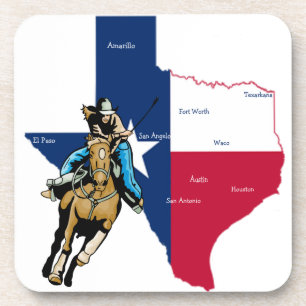 Texas Cowgirl Onderzetter