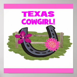 TEXAS COWGIRL-POSTER POSTER