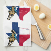Texas Cowgirl Theedoek (Quarter Fold)