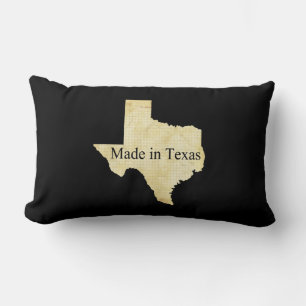 Texas Cream en Black Lumbar Sierkussen Kussen