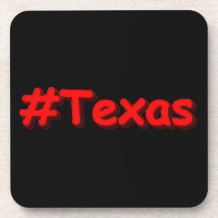 "#Texas " Cute Design. Bestel nu Bier Onderzetter