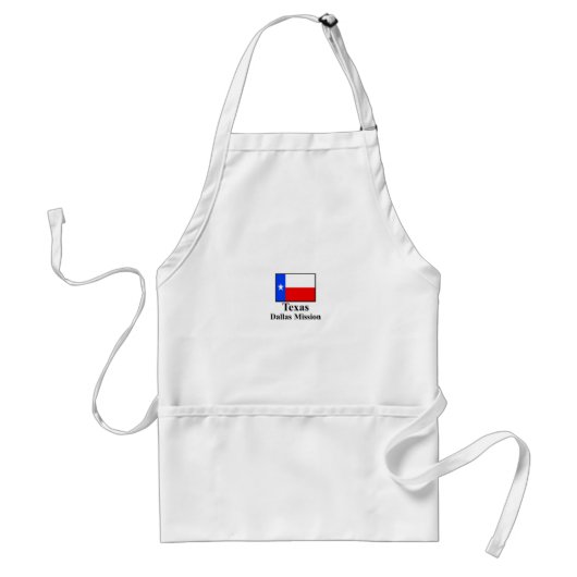 Texas Dallas Mission Apron Standaard Schort (Voorkant)