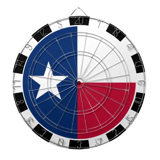 Texas Dartboard USA & Texas Flag / game board Dartbord (Voorkant)