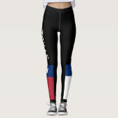TEXAS De eenzame ster staat Leggings rood wit blau (Voorkant)