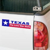TEXAS, de enige sterrenstaat Bumpersticker (Op Truck)