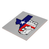 Texas, de Lone Star-staat, Tegeltje (Zijkant)