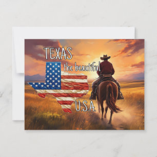 TEXAS de mooie USA Briefkaart