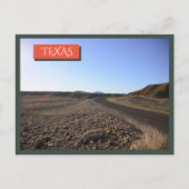 Texas Desert Open Road Big Bend Cartes postales (Devant)
