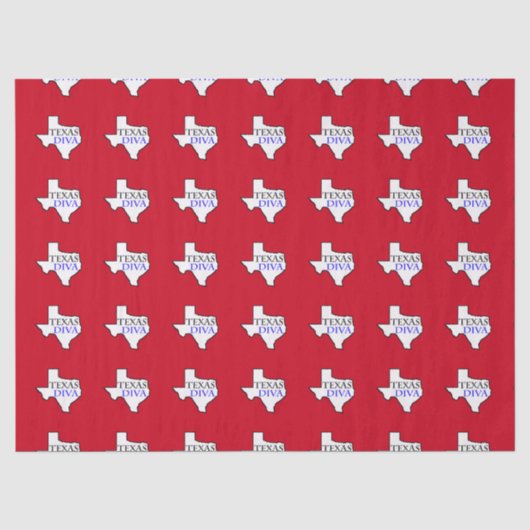 "Texas Diva" Tissue Tissuepapier (Voorkant)
