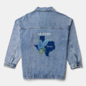 Texas Drapeau Bleuets fleurs Personnalisé (Verso)