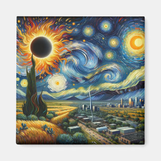 Texas Eclipse Magnet Magneet