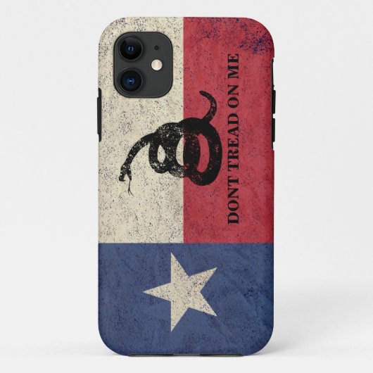 Texas en Gadsden Flag Case-Mate iPhone Case (Achterkant)
