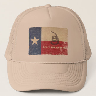 Texas en Gadsden Flag Trucker Pet