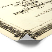 Texas en Indian TerritoryPanorama Poster (Hoek)