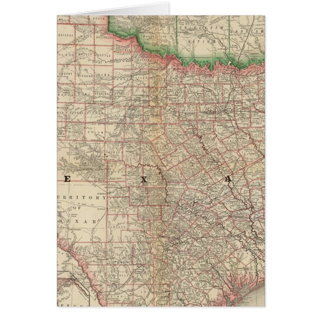 Texas et territoire indien (Devant)