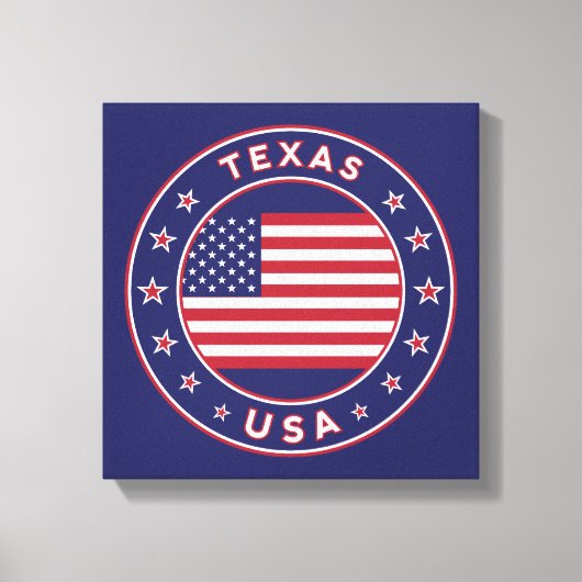 Texas, États-Unis, poster, toile (Recto)