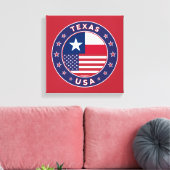 Texas, États-Unis, Texas poster, toile (Insitu(Salon))