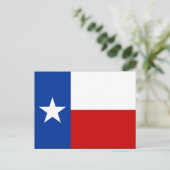 texas flag briefkaart (Staand voorkant)