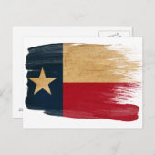 Texas Flag Briefkaarten (Voorkant / Achterkant)