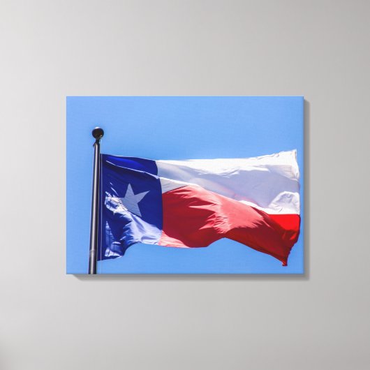 Texas Flag Canvas Afdruk (Voorkant)