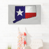 Texas flag Connecticut overzichtsbanner Spandoek (Insitu)