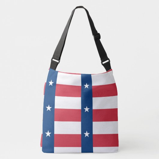 Texas Flag Cross Body Tas (Voorkant)