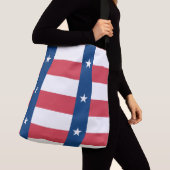 Texas Flag Cross Body Tas (Dichtbij)