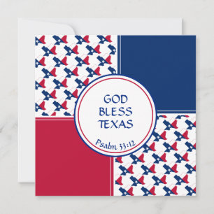 TEXAS FLAG Custom Birthday Greep Feestdagenkaart