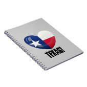 Texas Flag Cutout Notitieboek (Rechterzijde)