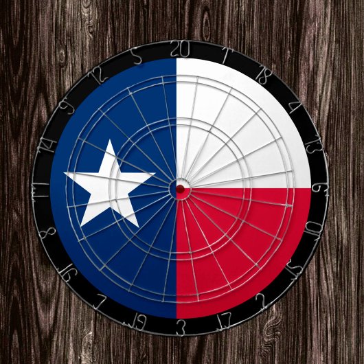 Texas Flag Dartboard & Texas game board / USA Dartbord