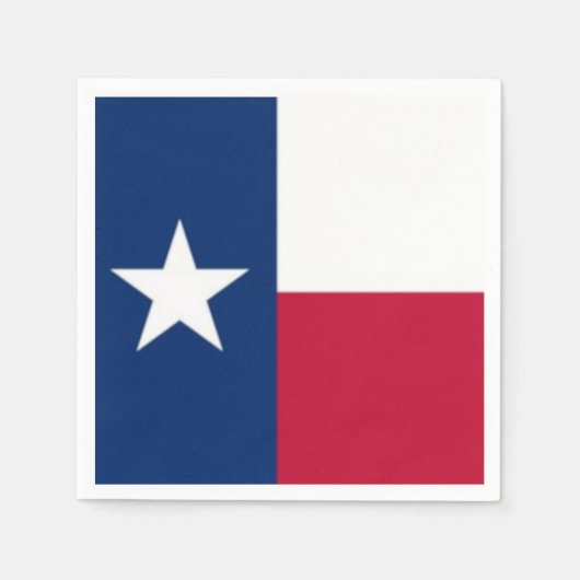 Texas Flag Dinner Napkins Servet (Voorkant)