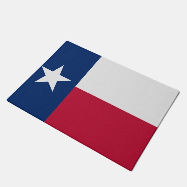 Texas Flag Door Mat (Schuin)