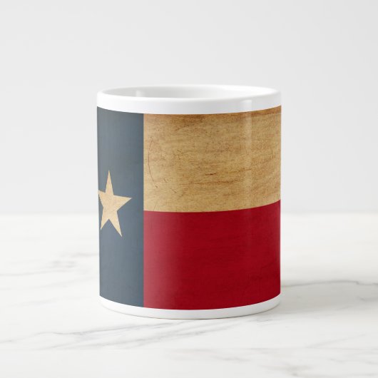 Texas Flag Extra Grote Beker (Voorkant)
