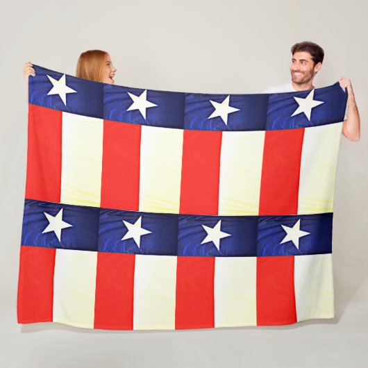 Texas Flag Fleece Blanket Deken (In situ)
