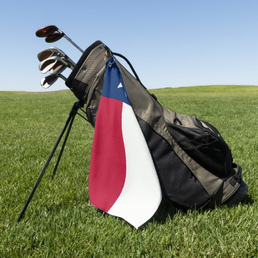 Texas Flag Golf Towel Golfhanddoek (Groen)
